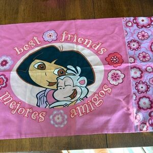 Y2k Dora the Explorer Pillowcase Best Friends / Mejores Amigos” Nickelodeon